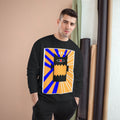 Retro Robot Graphic Sweatshirt — Bold Pop Art Monster Design